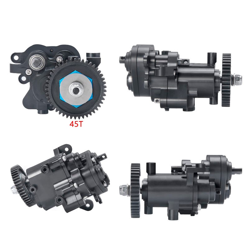 RCLIONS CNC Aluminum Metal Transmission Case Gearbox with Steel Gear for TRX4 T4 1/10th RC Crawler Car - Image 5